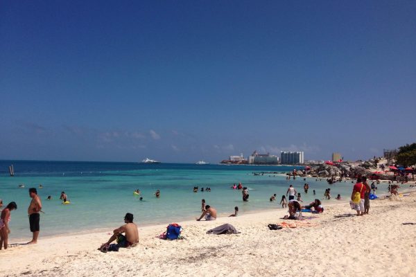 Praias públicas em Cancún