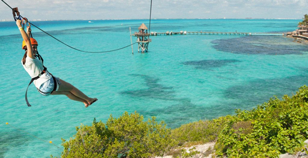 nadar com golfinhos em isla mujeres