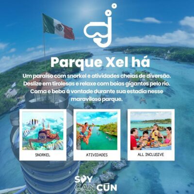 Parque xel há - Brasileiros em Cancún