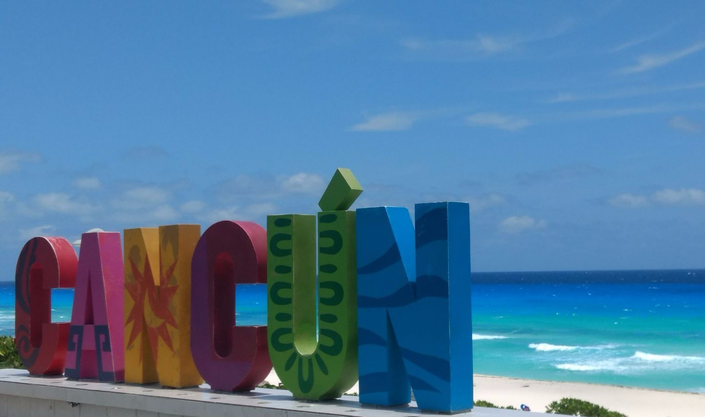 Letreiro de Cancún