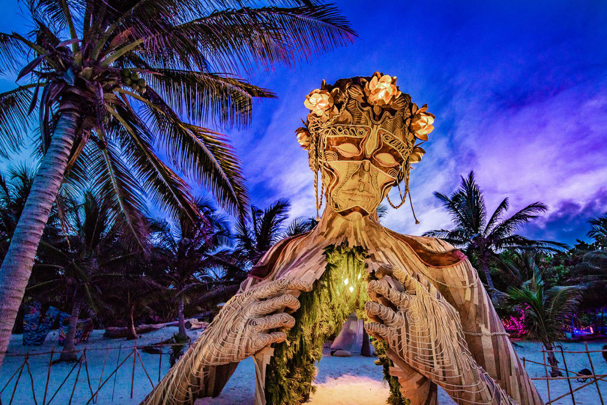 Escultura de Tulum